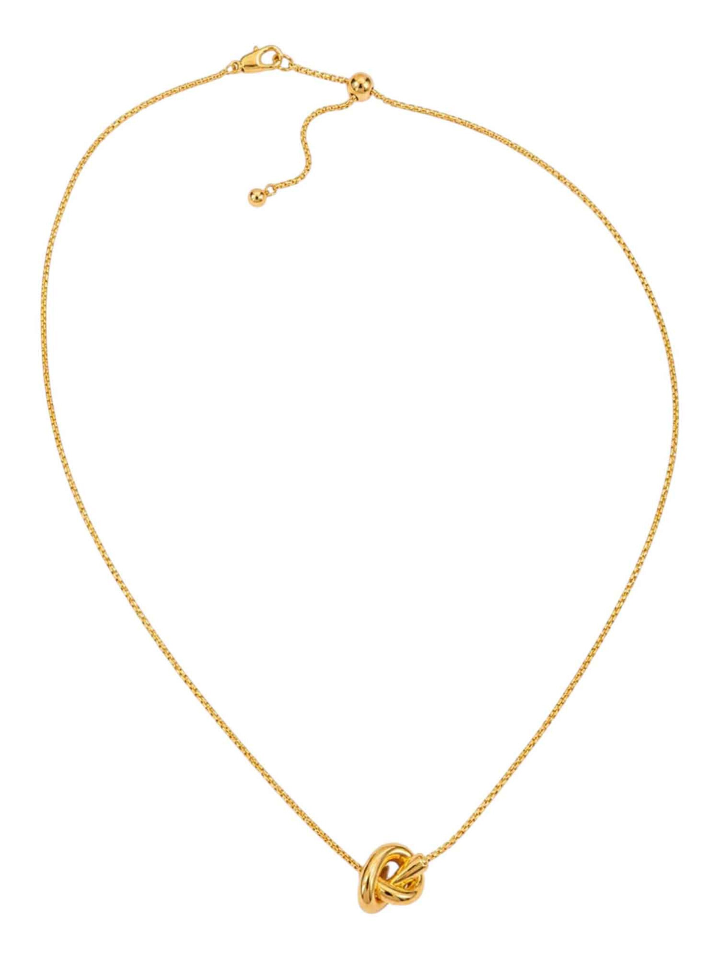 RteRme - Colar 'Knot of Destiny Necklace' em ouro: frente