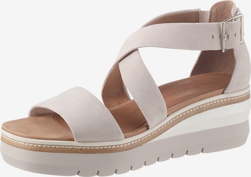 TAMARIS Sandals in Beige: front