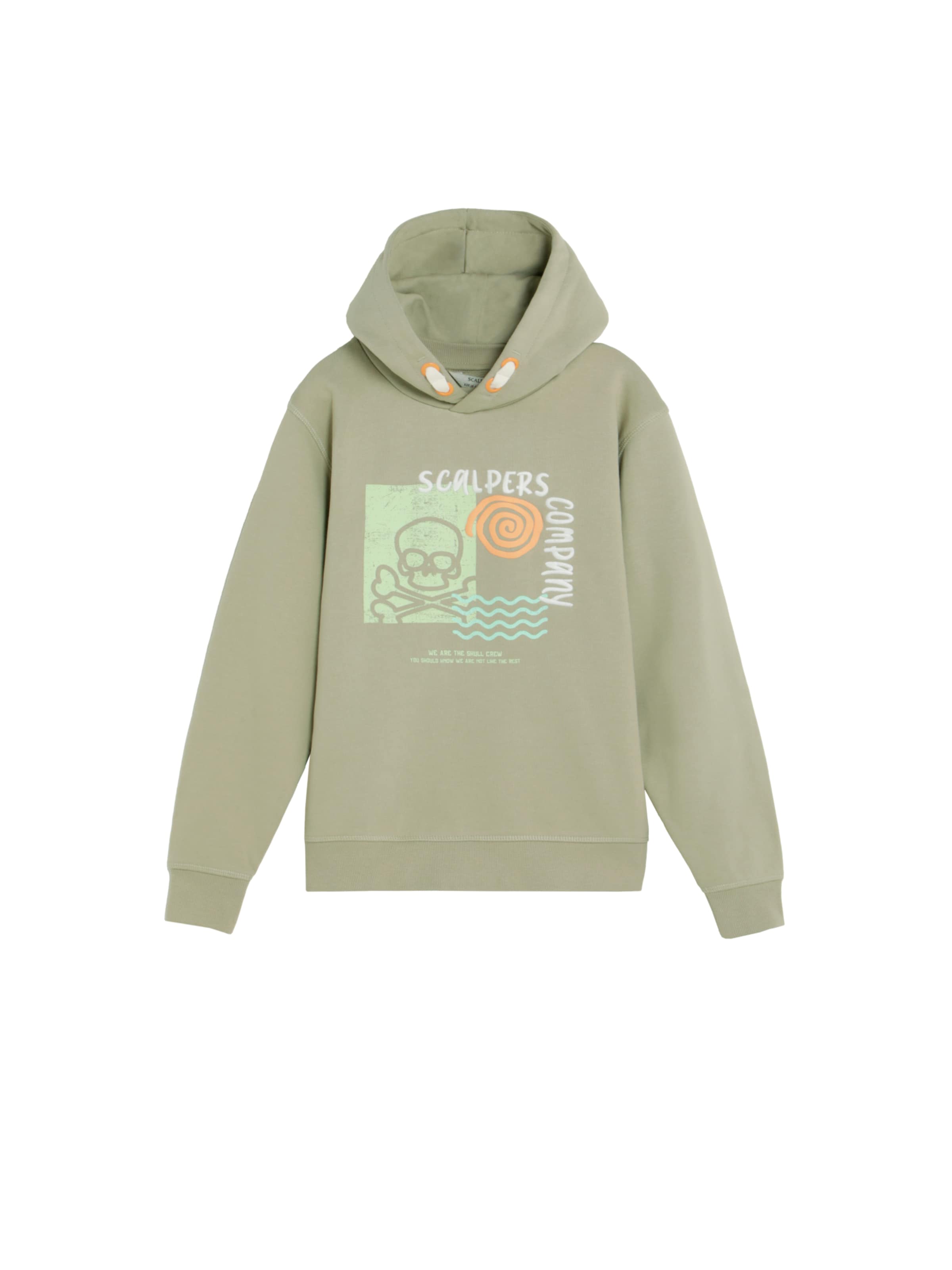 Scalpers Sweatshirt ' ' i grøn: forside