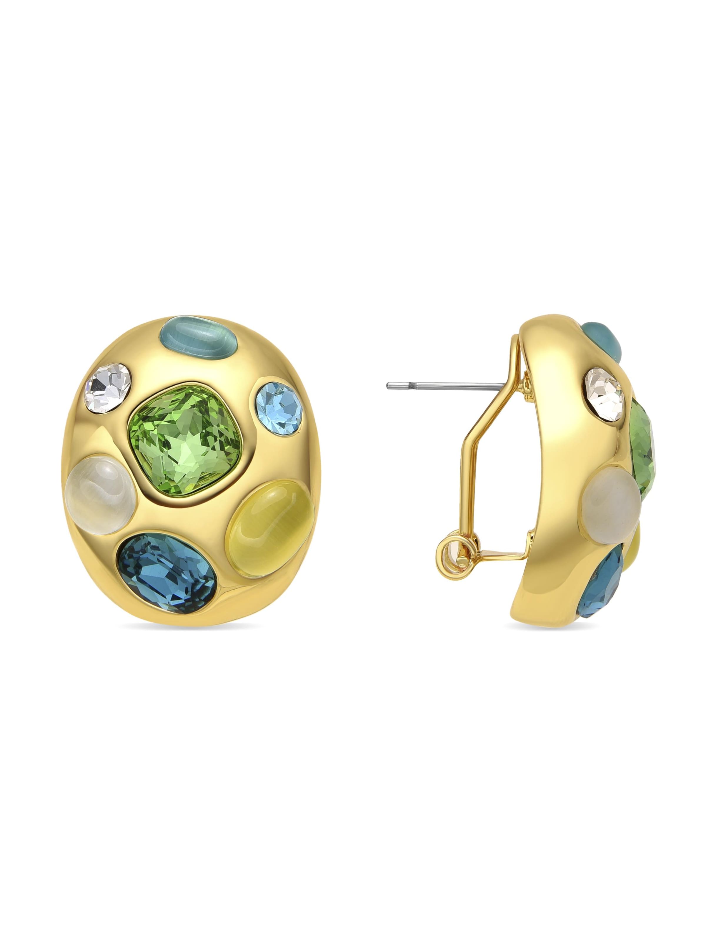 Luxenter Earrings 'Alik' in Mixed colors: front