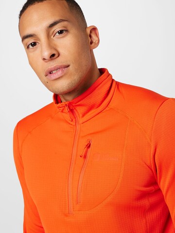 JACK WOLFSKIN Sportsweatshirt 'Kolbenberg' in Orange