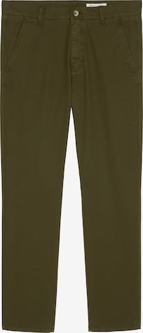 Marc O'Polo DENIM Chino in Groen: voorkant