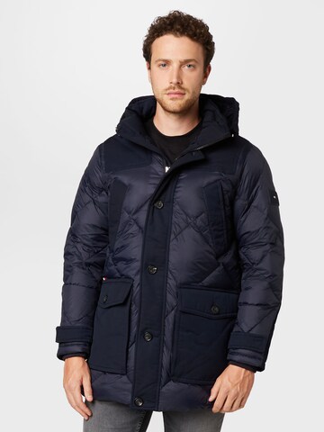 TOMMY HILFIGER Winterparka 'Rockie' in Blauw: voorkant