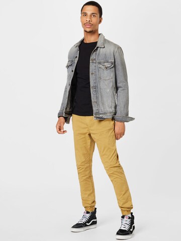 INDICODE JEANS Tapered Pants 'Fields' in Yellow