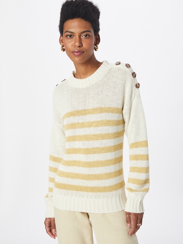 rosemunde - Pullover em branco: frente