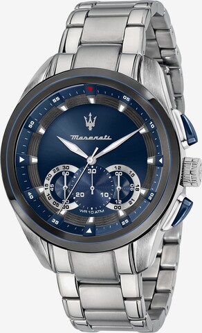 Maserati Uhr 'Traguardo' in Silber: predná strana