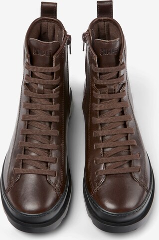 CAMPER Lace-Up Ankle Boots 'Brutus' in Brown