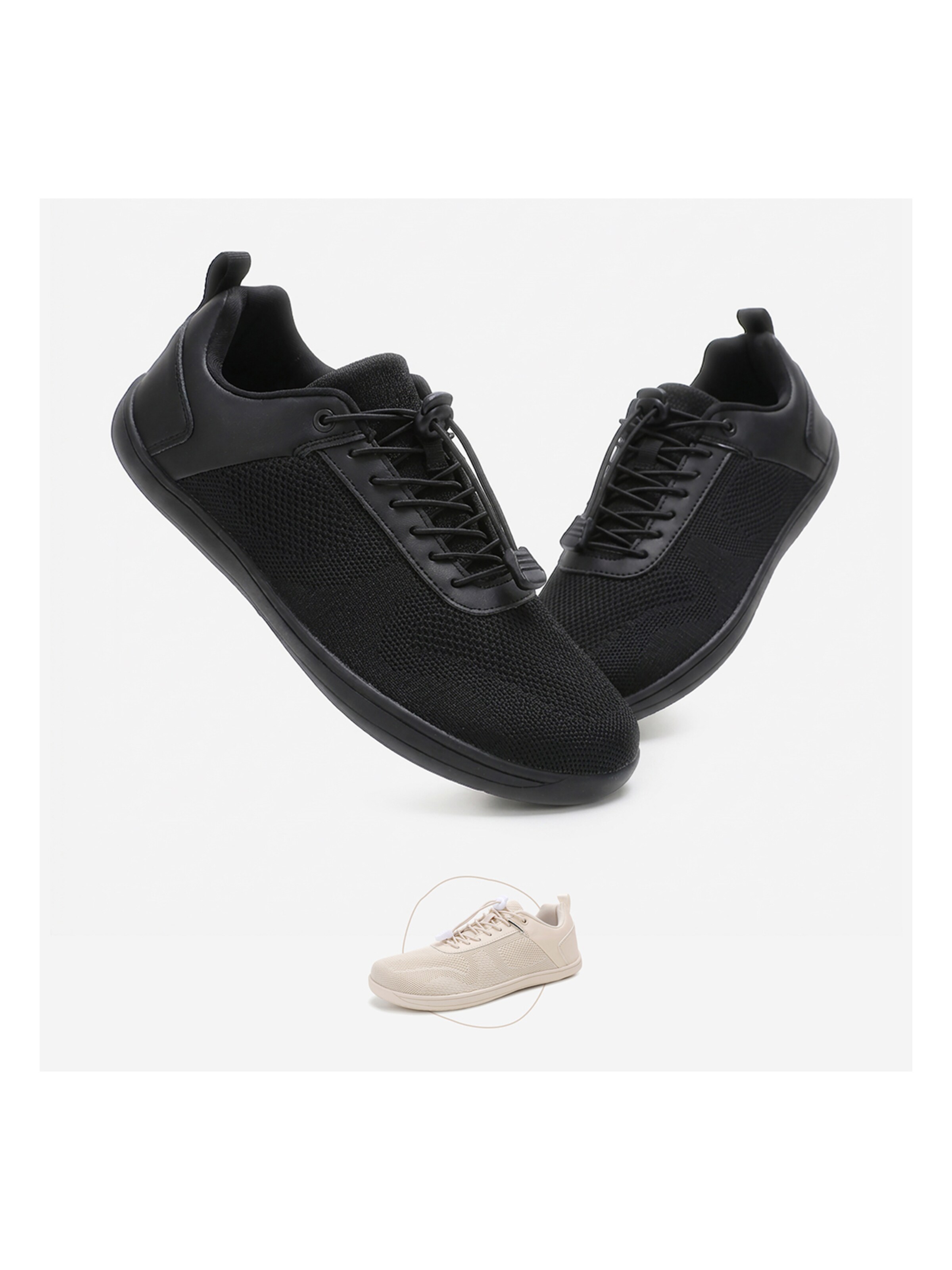 DOTALES Sneakers 'DOTALES - CityStep Barfußschuhe' in Black: front