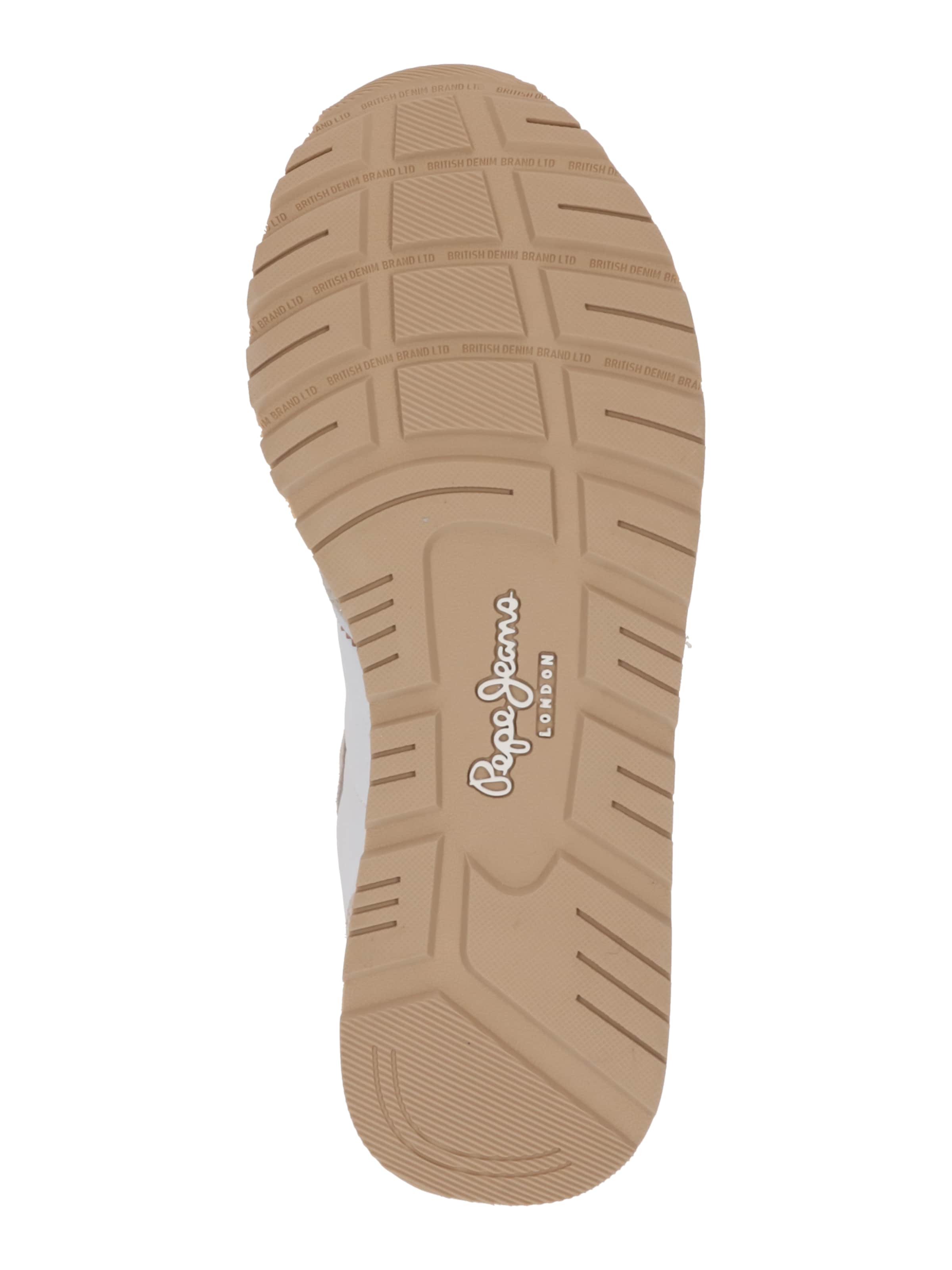 Baskets basses 'Brit Mirror' Pepe Jeans en blanc