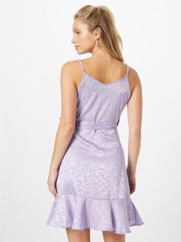 River Island Summer Dress 'ASYM' in Purple