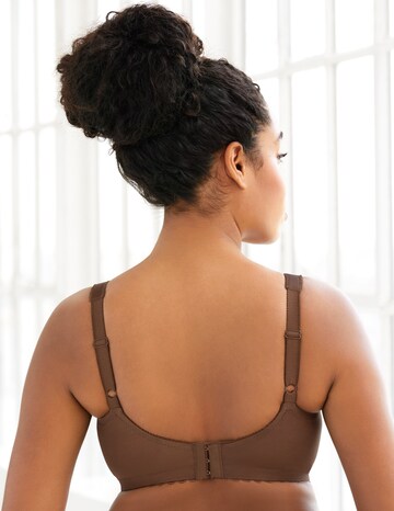 GLAMORISE Minimiser Bra in Brown