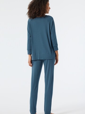 SCHIESSER Pyjama 'Modern Nightwear' in Blau