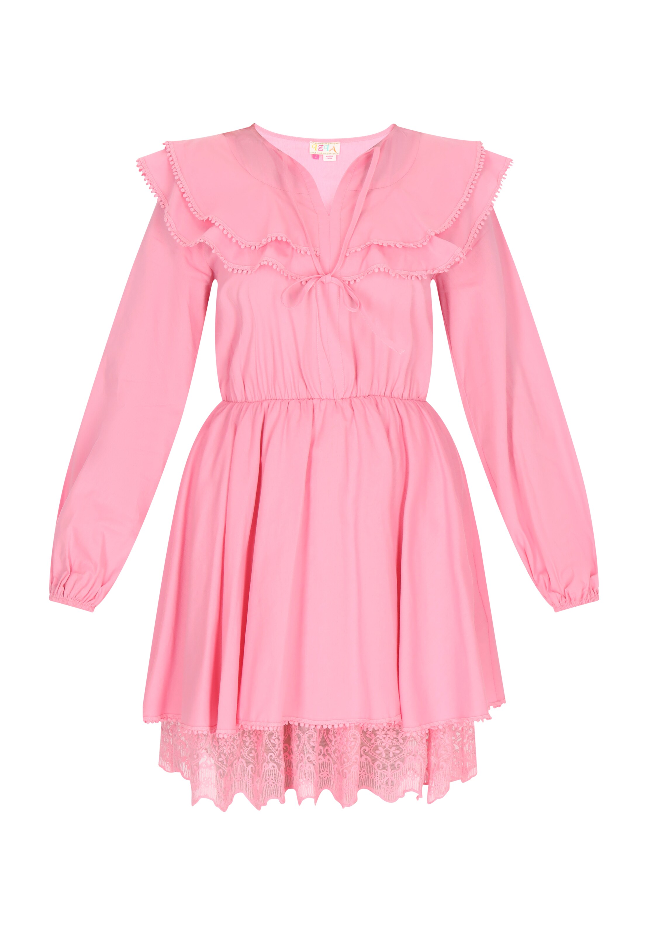 IZIALjetna haljina - roza boja: prednji dio