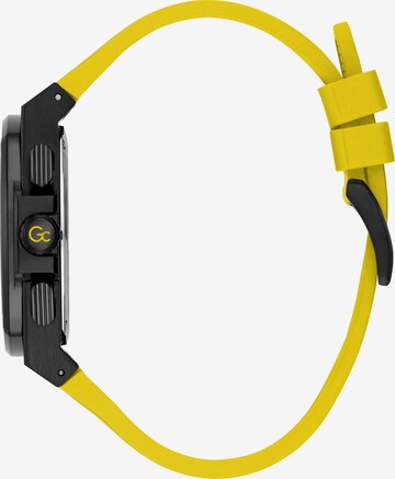 Orologio analogico 'Coussin Shape Racing' di Gc in giallo