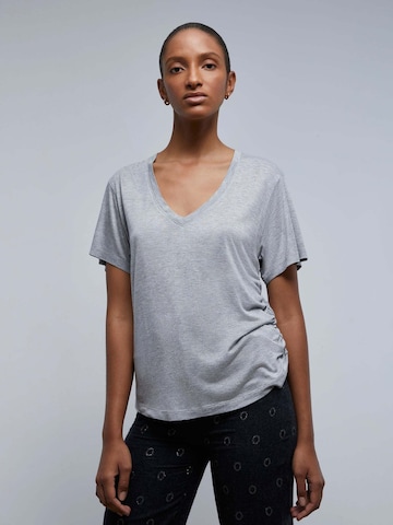 T-shirt Scalpers en gris : devant