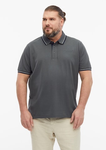 s.Oliver Men Big Sizes Shirt in Grey: front