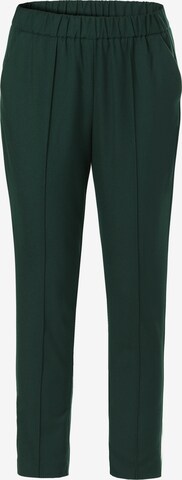 TATUUM Regular Pleated Pants 'LUNO' in Green: front