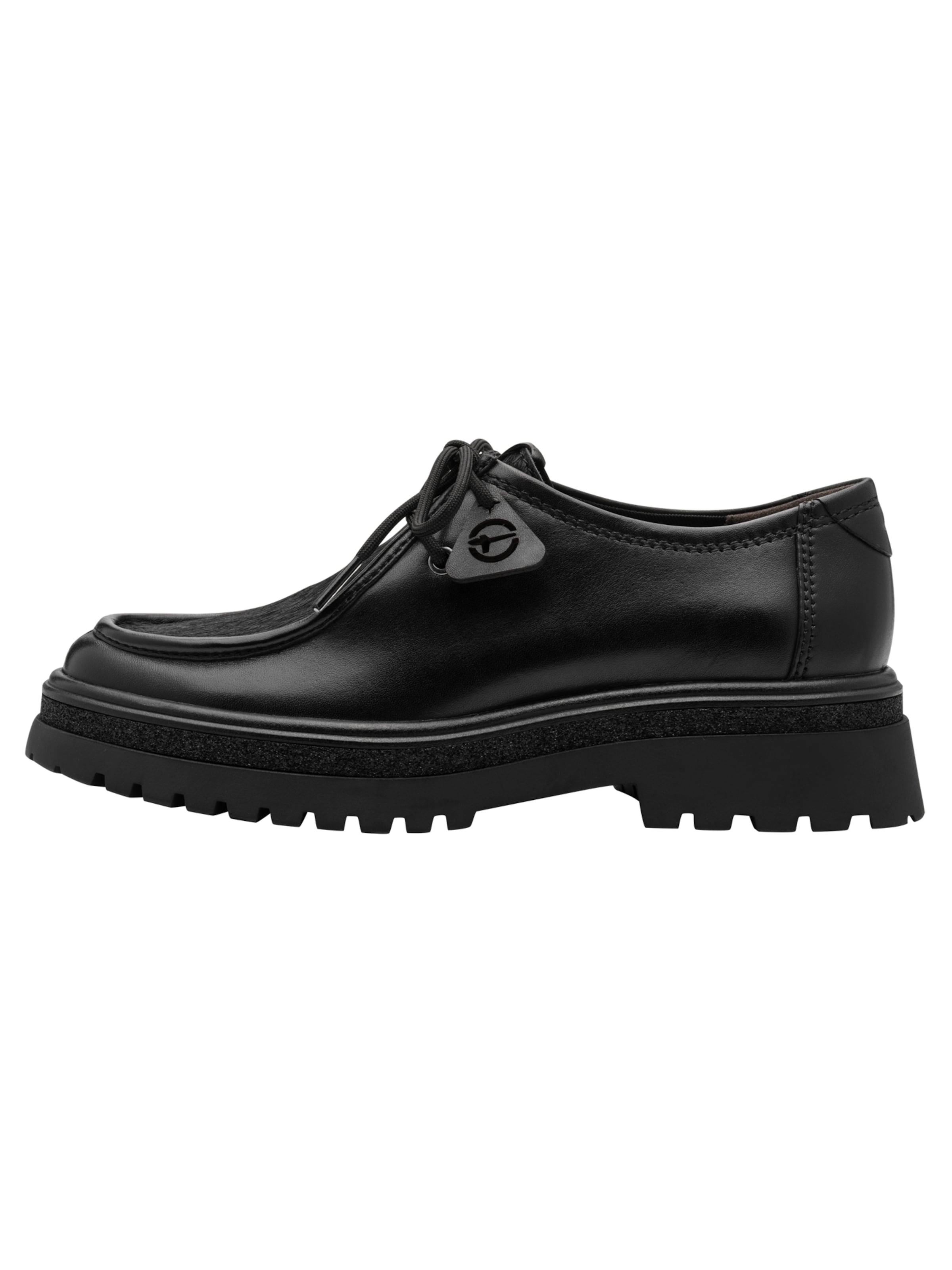 Chaussure à lacets Tamaris en noir