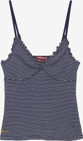 Superdry & Co Top 'Athletic Essentials' in Blau: Vorderseite