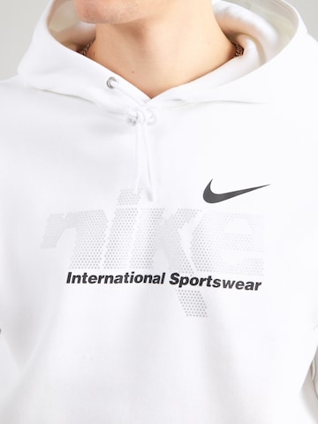 Nike Sportswear Μπλούζα φούτερ 'CLUB' σε λευκό