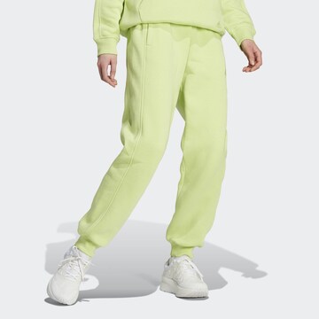 Effilé Pantalon de sport 'ALL SZN Fleece' ADIDAS SPORTSWEAR en vert