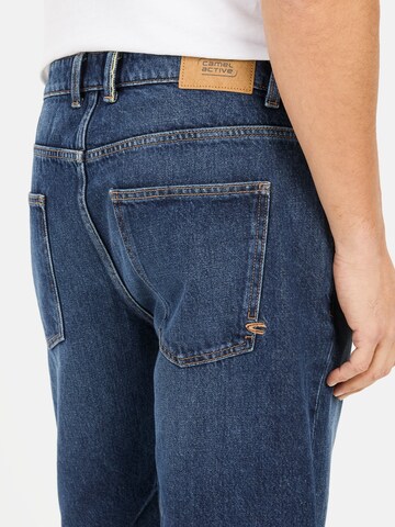 CAMEL ACTIVE Loosefit 5-Pocket Denim Shorts aus Baumwolle in Blau