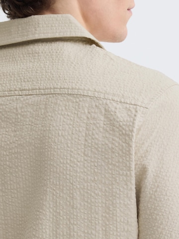 INDICODE JEANS - Regular Fit Camisa ' IDCorson ' em bege