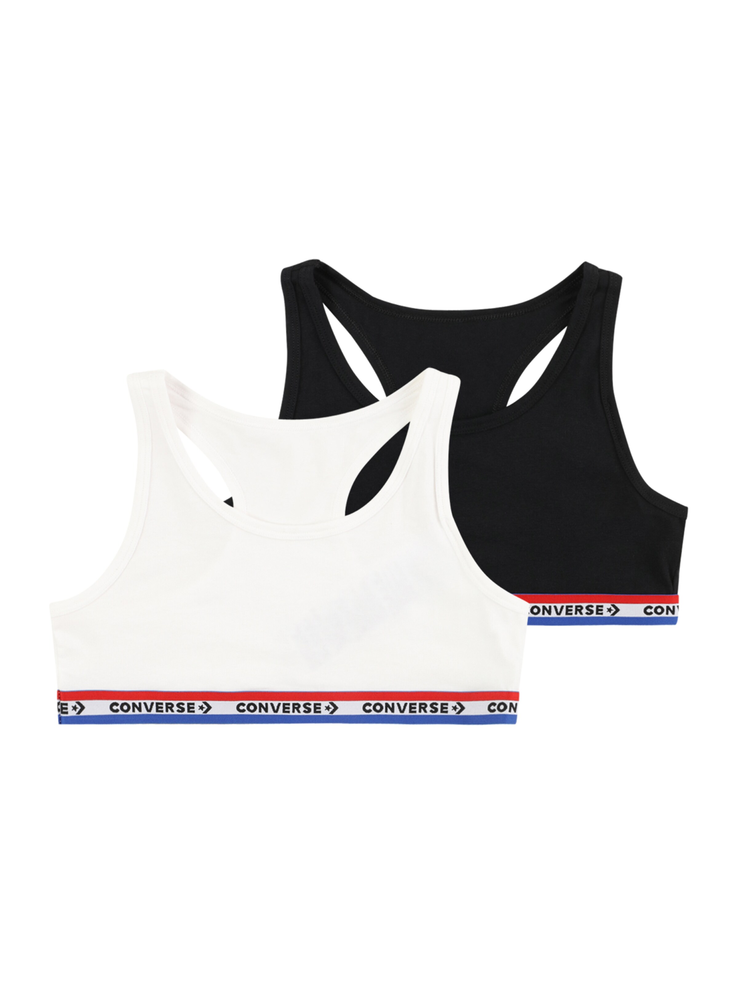 CONVERSE - Soutien Bustier Soutien em preto: frente