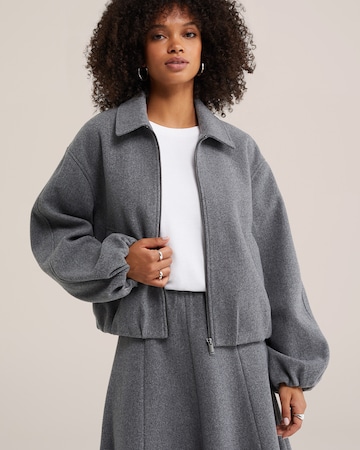 WE Fashion - Chaqueta de entretiempo en gris: frente