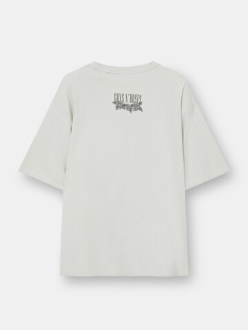 T-Shirt Pull&Bear en blanc