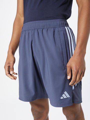 ADIDAS SPORTSWEAR Regular Workout Pants 'Tiro' in Blue