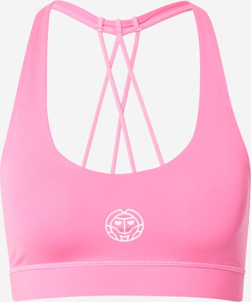 BIDI BADU - Bustier Sujetador deportivo 'Letty' en rosa: frente