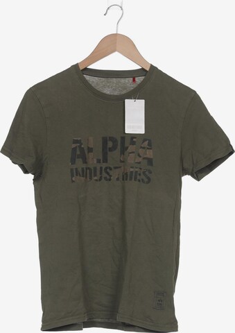ALPHA INDUSTRIES Shirt in S in Green: front