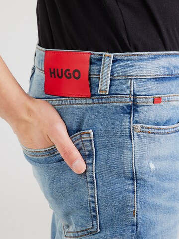 HUGO Обычный Джинсы в Синий