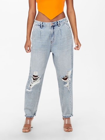 Loosefit Jean 'Verna' ONLY en bleu : devant