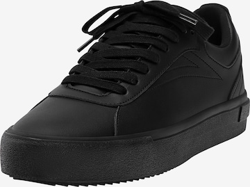 Sneaker bassa di Pull&Bear in nero: frontale