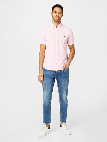 Regular fit Camicia di Polo Ralph Lauren in rosa