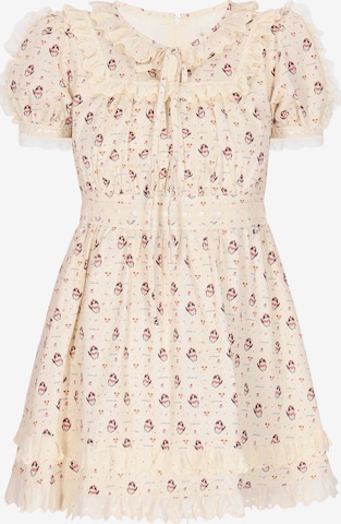 Robe MYMO en beige : devant