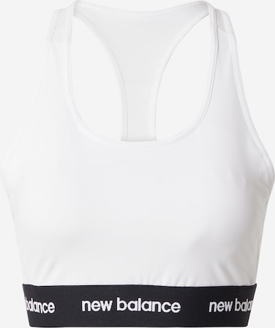 new balance Soutien-gorge de sport en noir / blanc, Vue avec produit