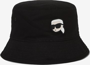 Karl Lagerfeld Beanie in Black: front