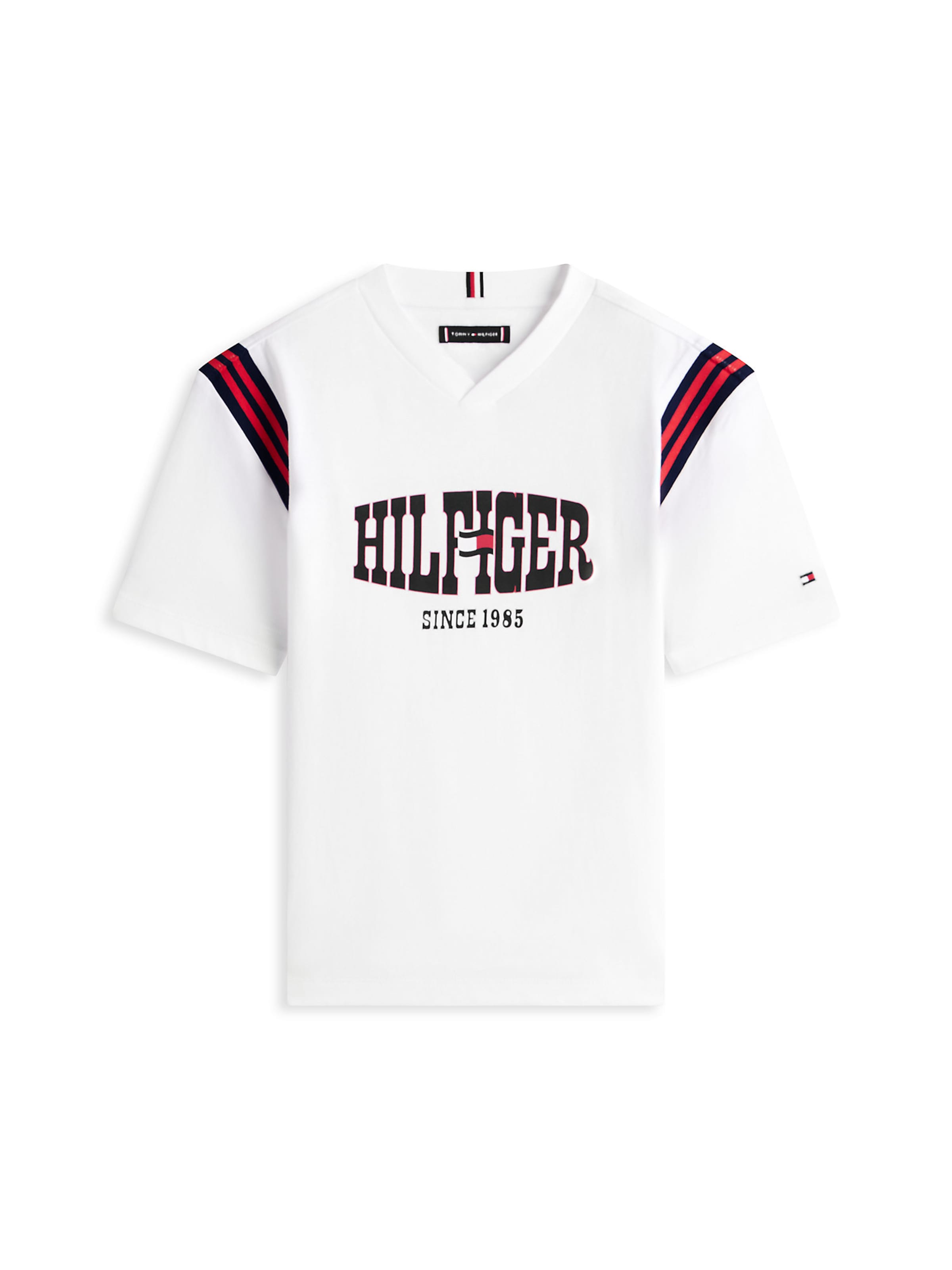 T-Shirt TOMMY HILFIGER en blanc : devant