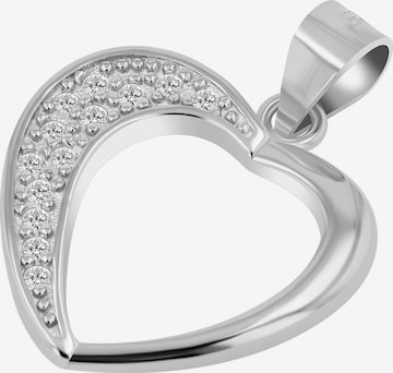 Akzent Pendant '"Malou" aus 925 Sterlingsilber, rhodiniert, langlebig' in Silver: front