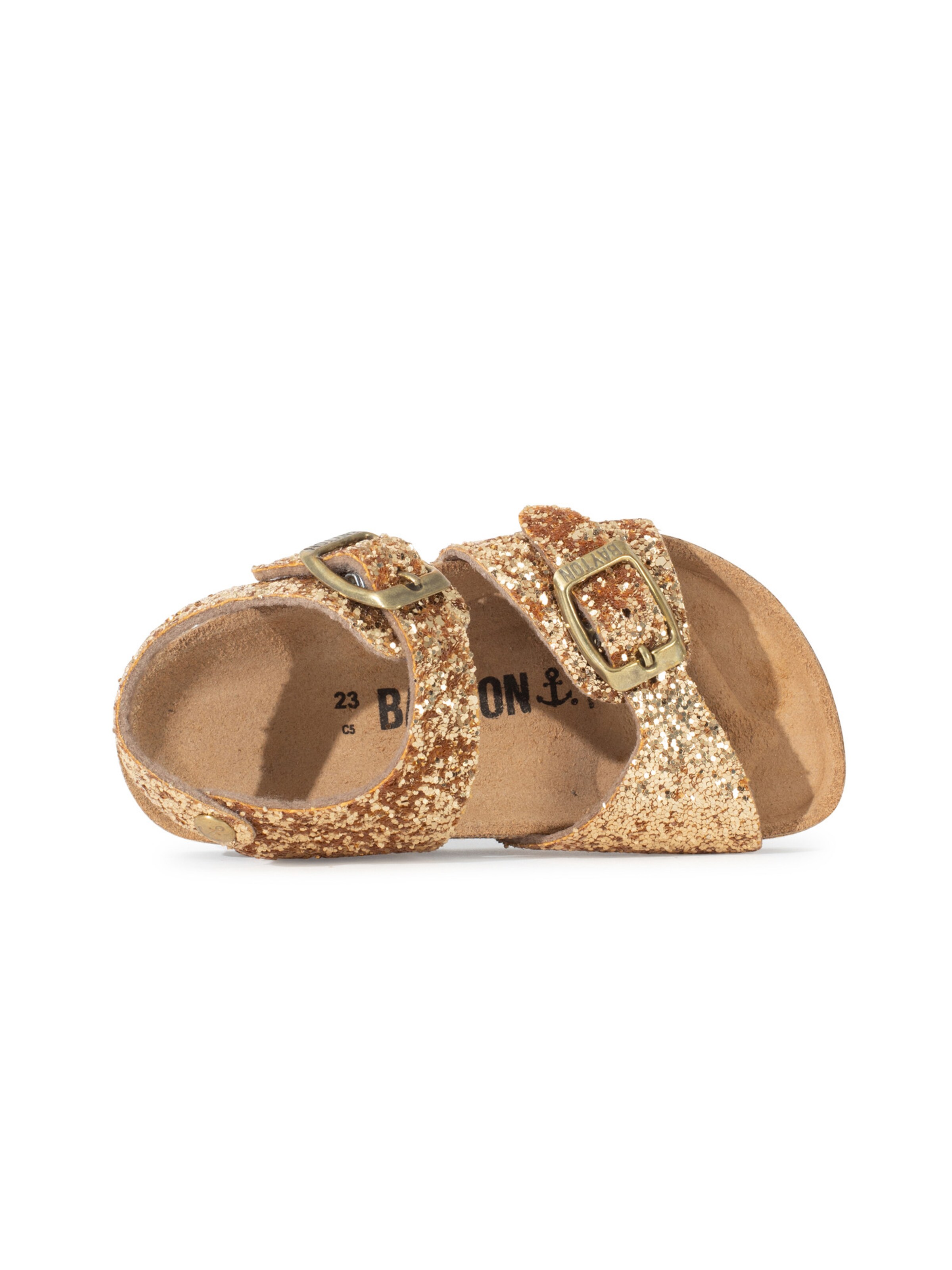 Bayton - Sandalias 'Pegase' en oro