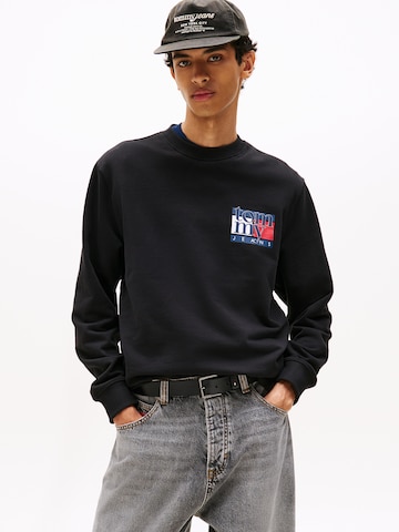 Tommy Jeans Mikina – černá: přední strana