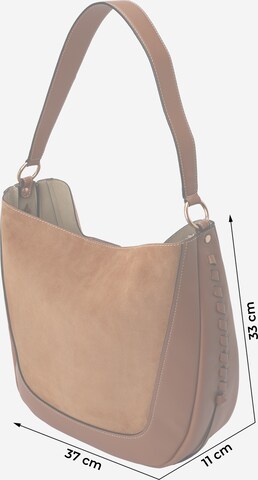 Vanessa Bruno Shoulder Bag 'HOBO' in Brown