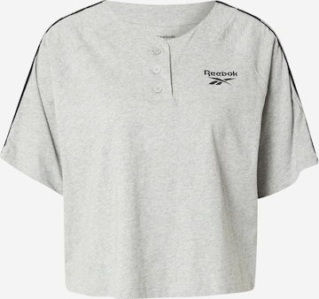 T-shirt fonctionnel Reebok en gris : devant