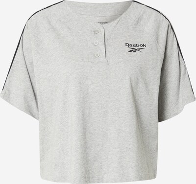 Reebok Sport Funktionsbluse i grå / lysegrå / sort, Produktvisning