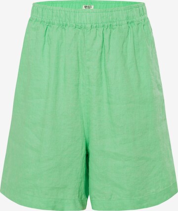 SENSES.THE LABEL Regular Pants in Green: front