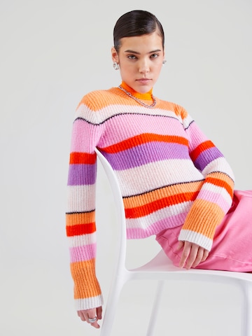 PIECES Sweater 'BRANDON' in Orange