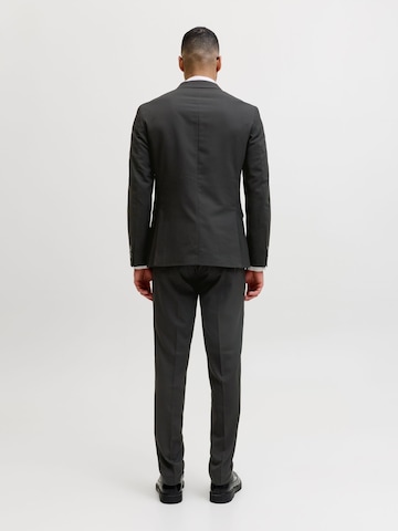 JACK & JONES Slim fit Pleated Pants 'JPRFranco' in Black
